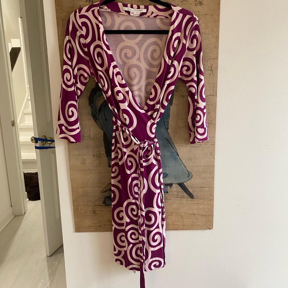 Original silk wrap dress